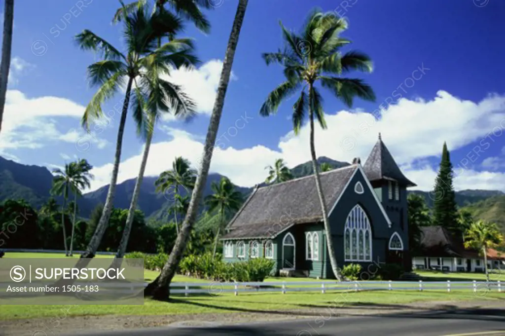 Waioli Huiia Church Hanalei Kauai Hawaii, USA
