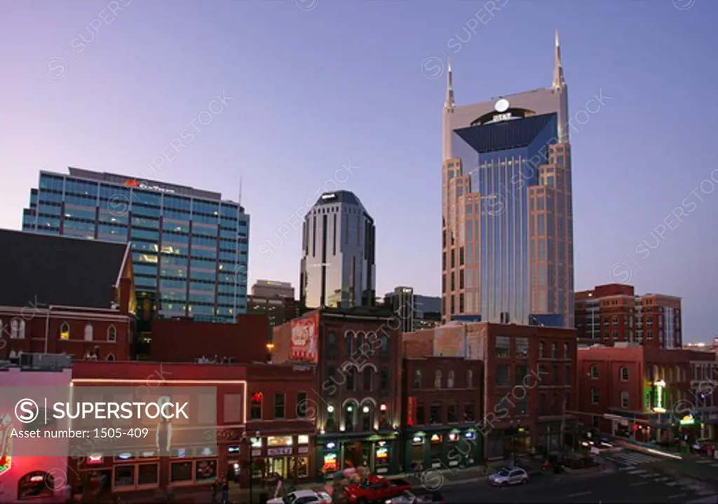 Buildings in a city, Tennessee, USA