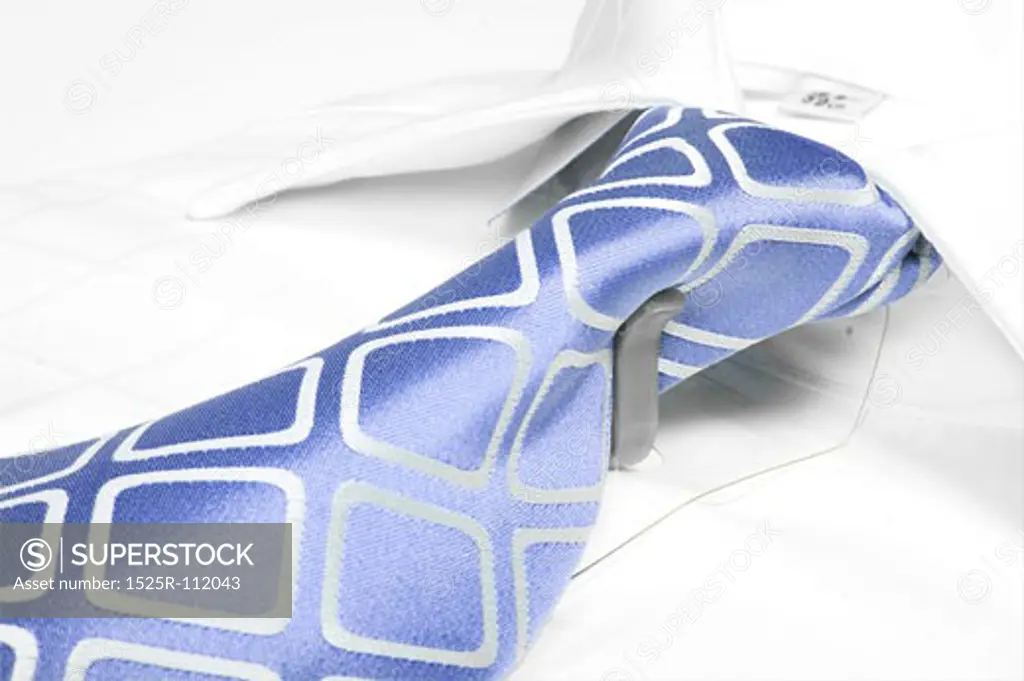 business tie, white shirt