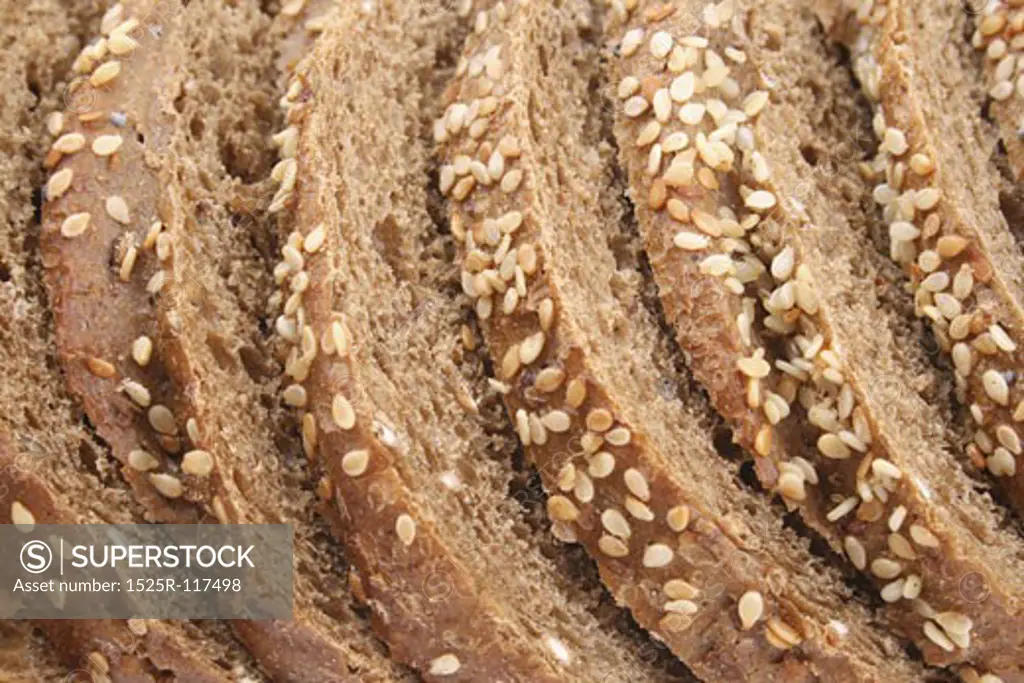 sliced loaf of bread - close-ups