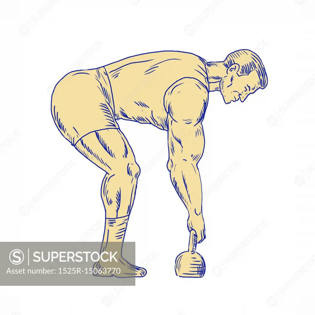 Muscle Man Bending Vector Images (over 140)