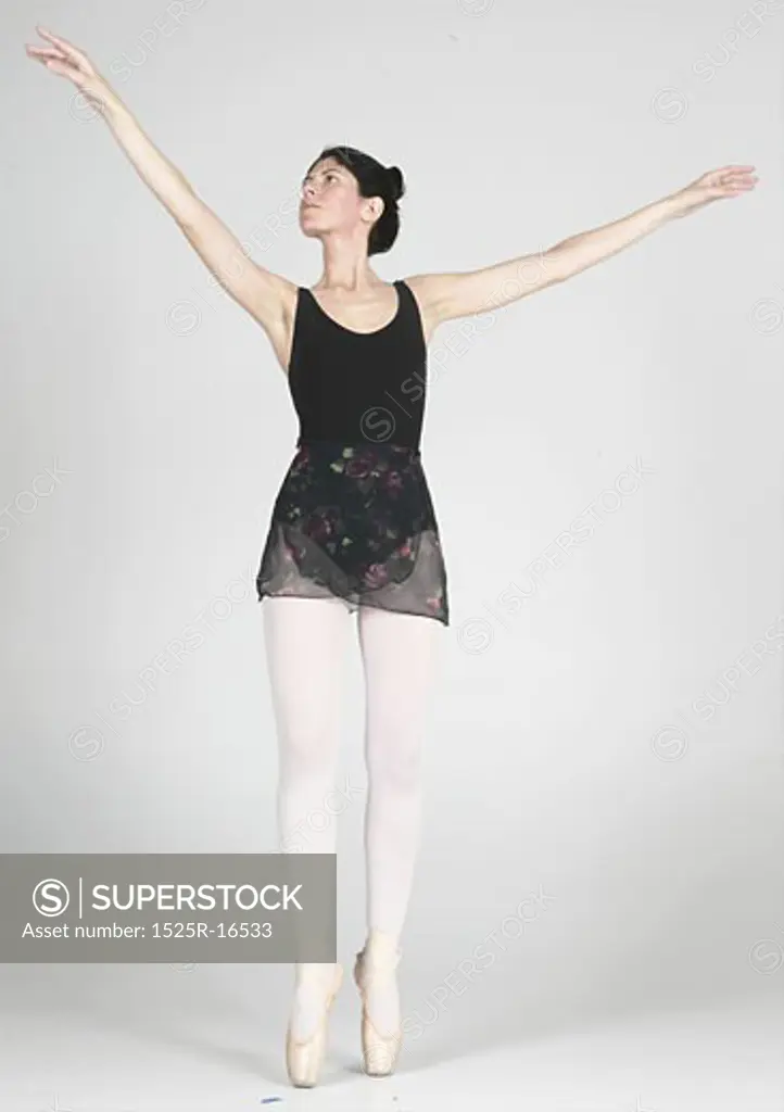 Ballerina in a ballet dance pose 