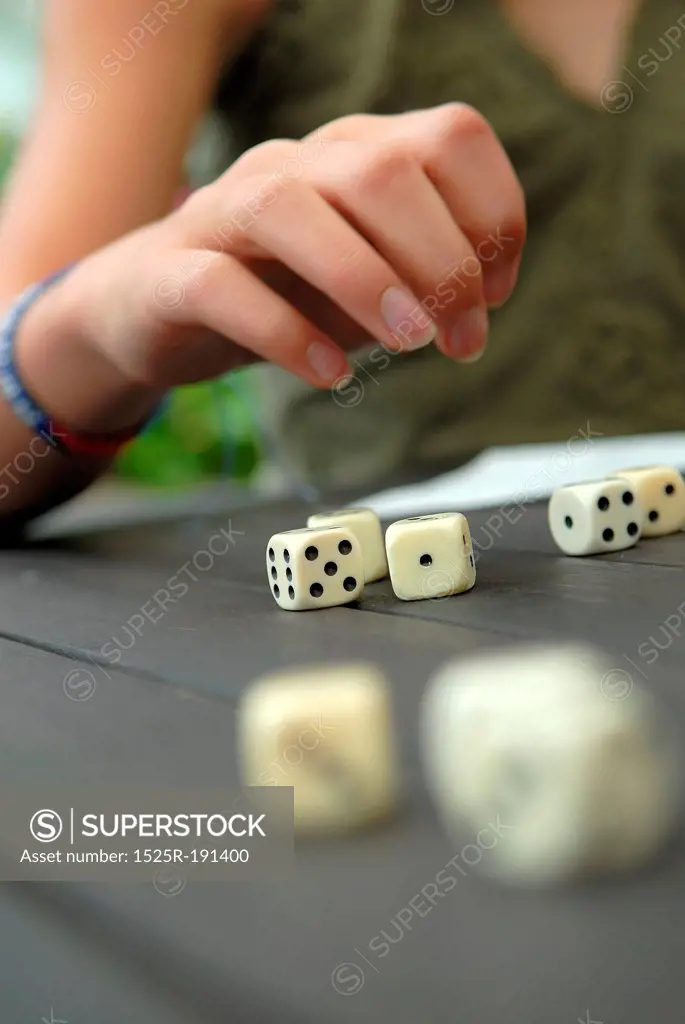 Children playing number game