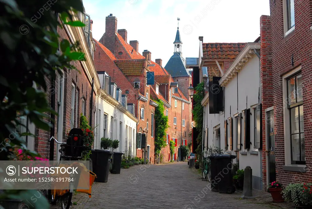 Traditional Dutch residential street