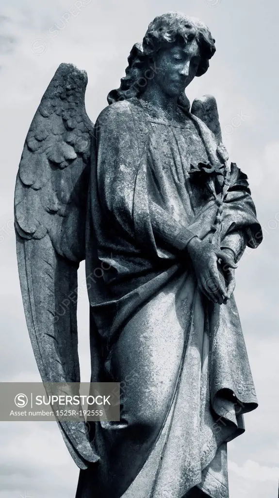 Statue of merciful angel.