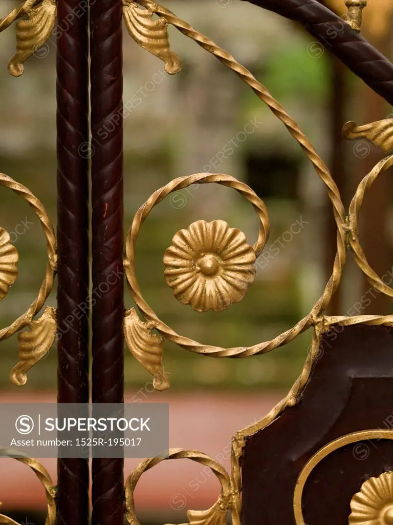 Decorative ironworks in Bali