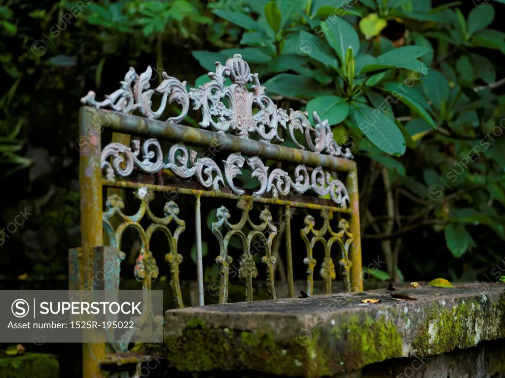 Ornate ironworks in Bali