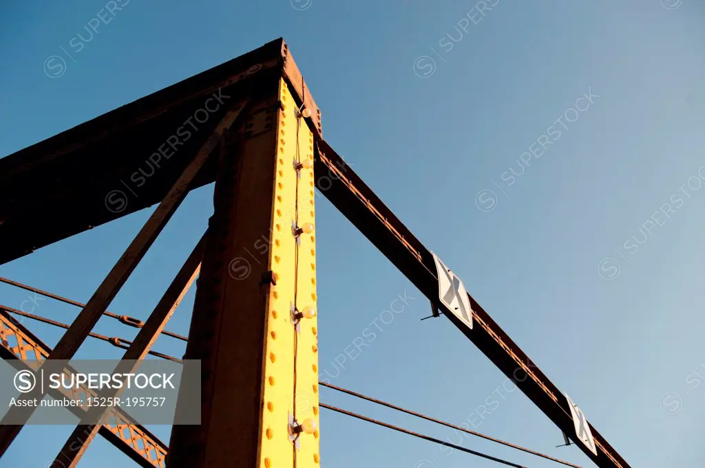 Steel girders in Boston, Massachusetts, USA