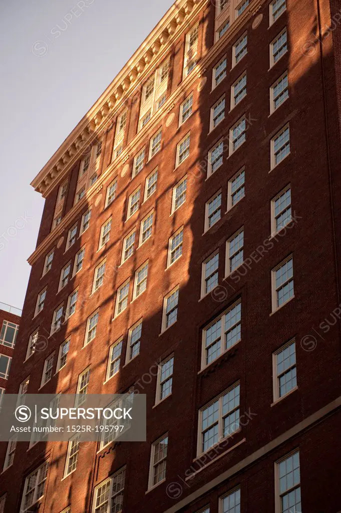 Exterior of building in Boston, Massachusetts, USA