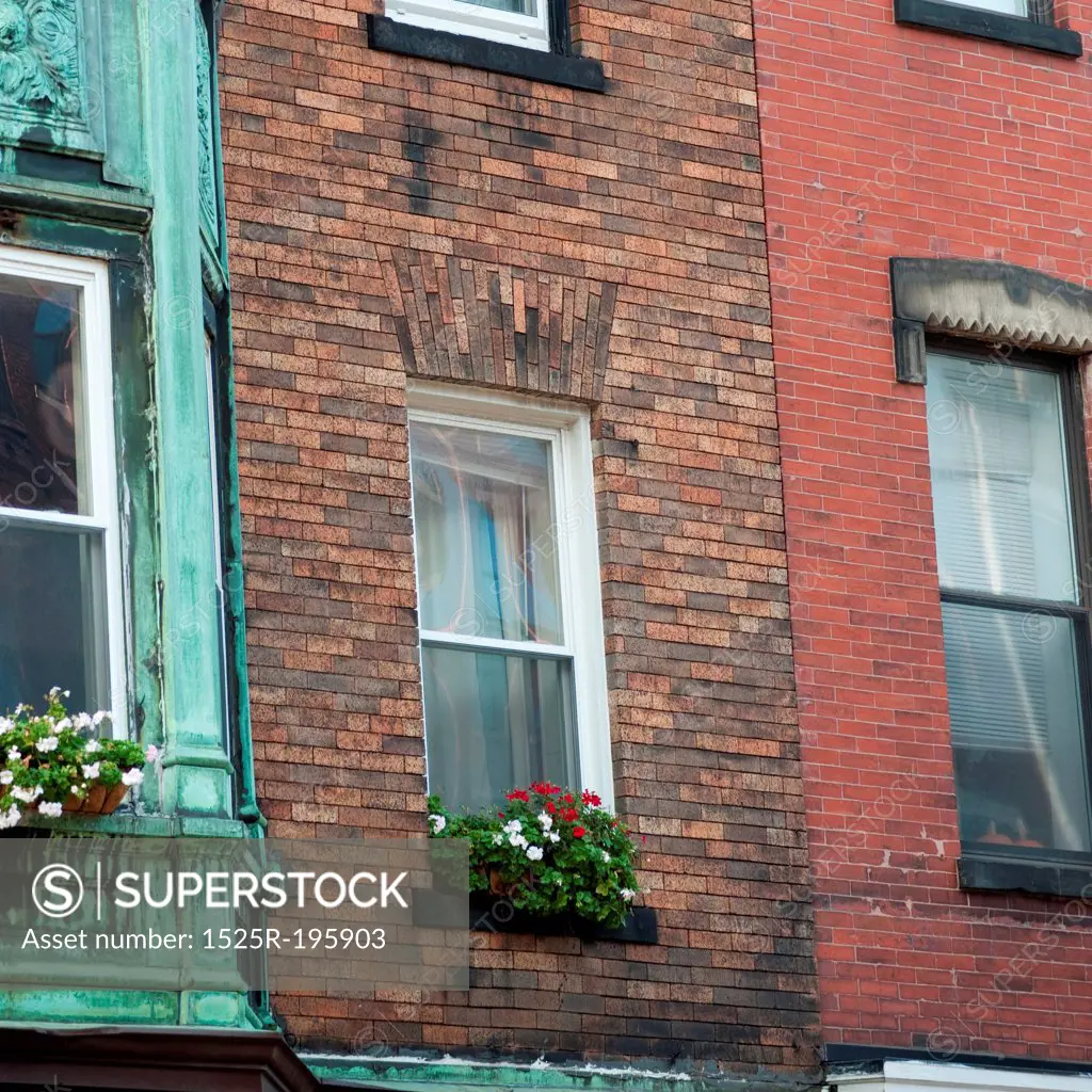 Exterior of a building in Boston, Massachusetts, USA