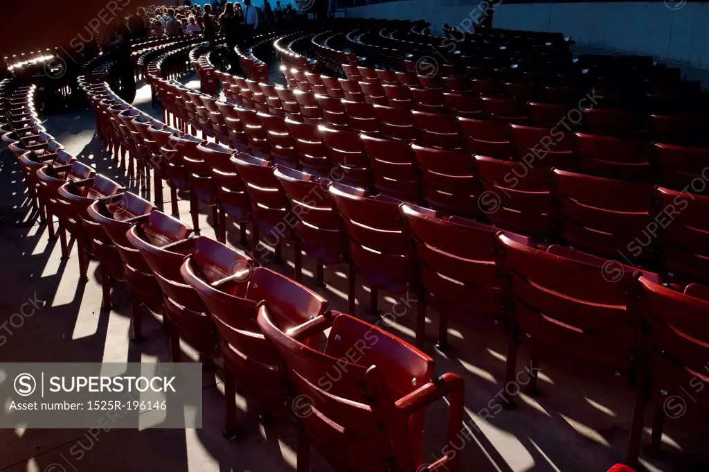 Chicago, The Pritzker Pavilion - rows of seats