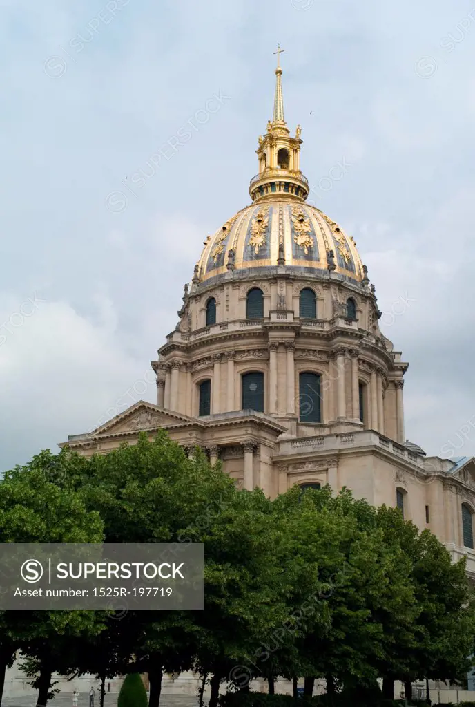 Les Invalides Church in Paris France