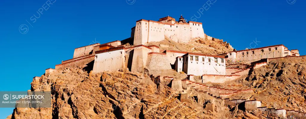 Tibetan buddhist monastery, Gyantse, Tibet