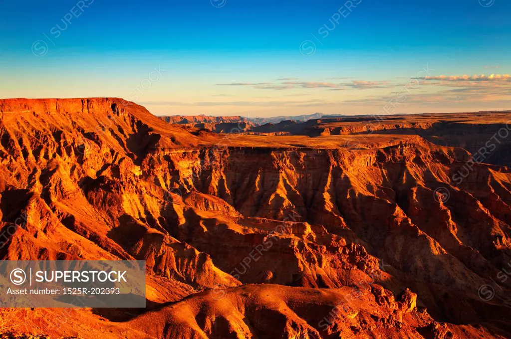 Fish River canyon- the second largest canyon in the world, South Namibia