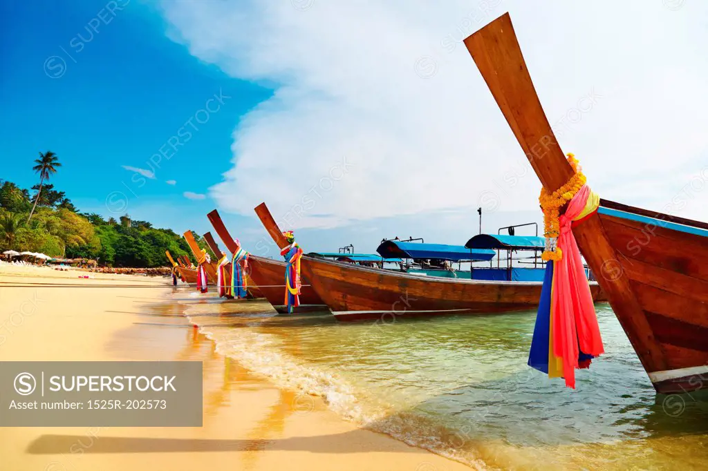 Tropical beach, Phi-Phi Islands, Andaman Sea, Thailand