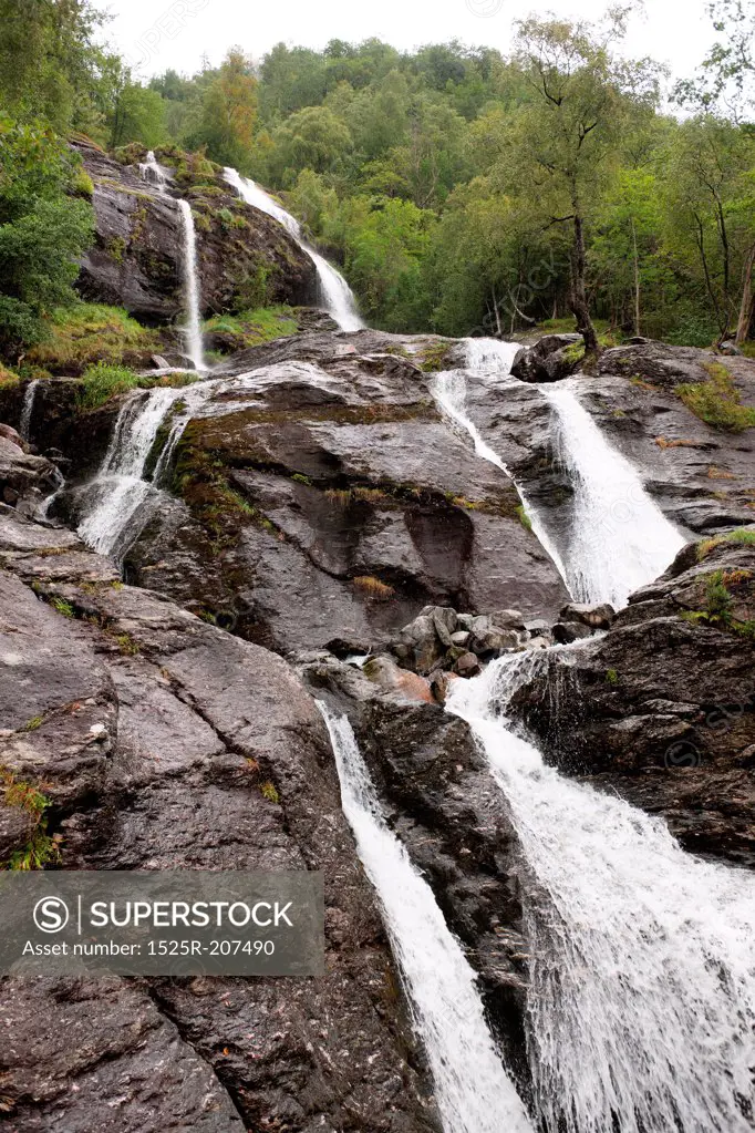Waterfall, Hardangervidda, Hardanger, Norway