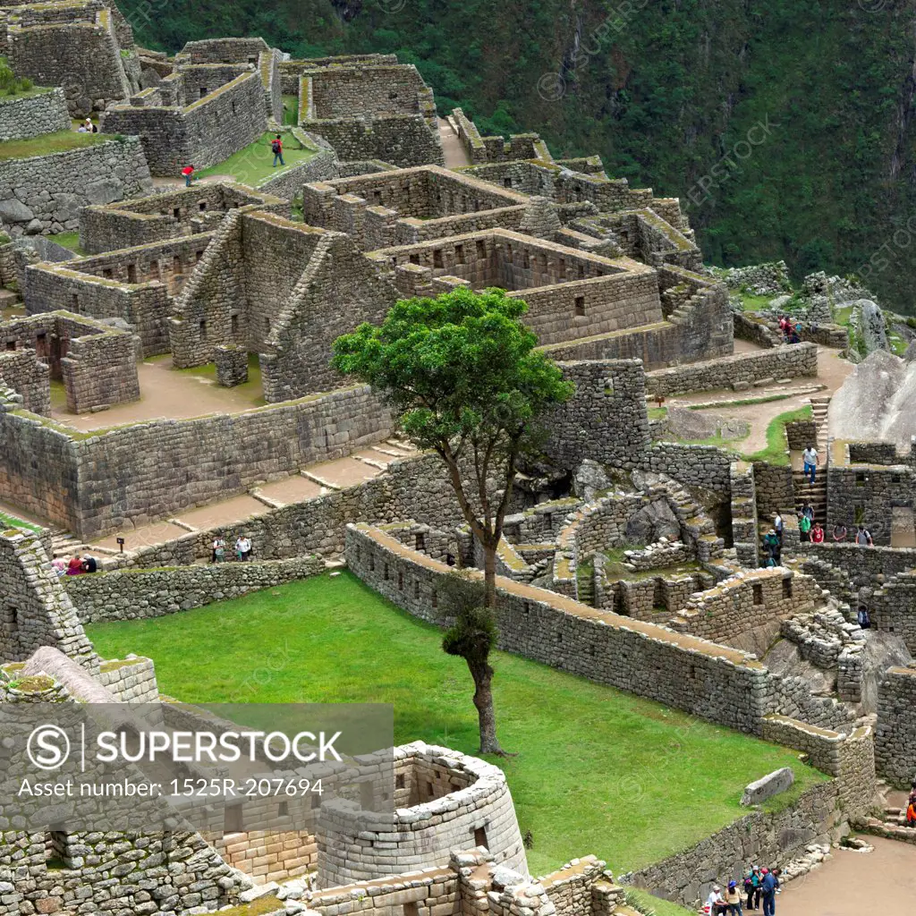 Ruins of The Lost City of The Incas, Machu Picchu, Cusco Region, Peru