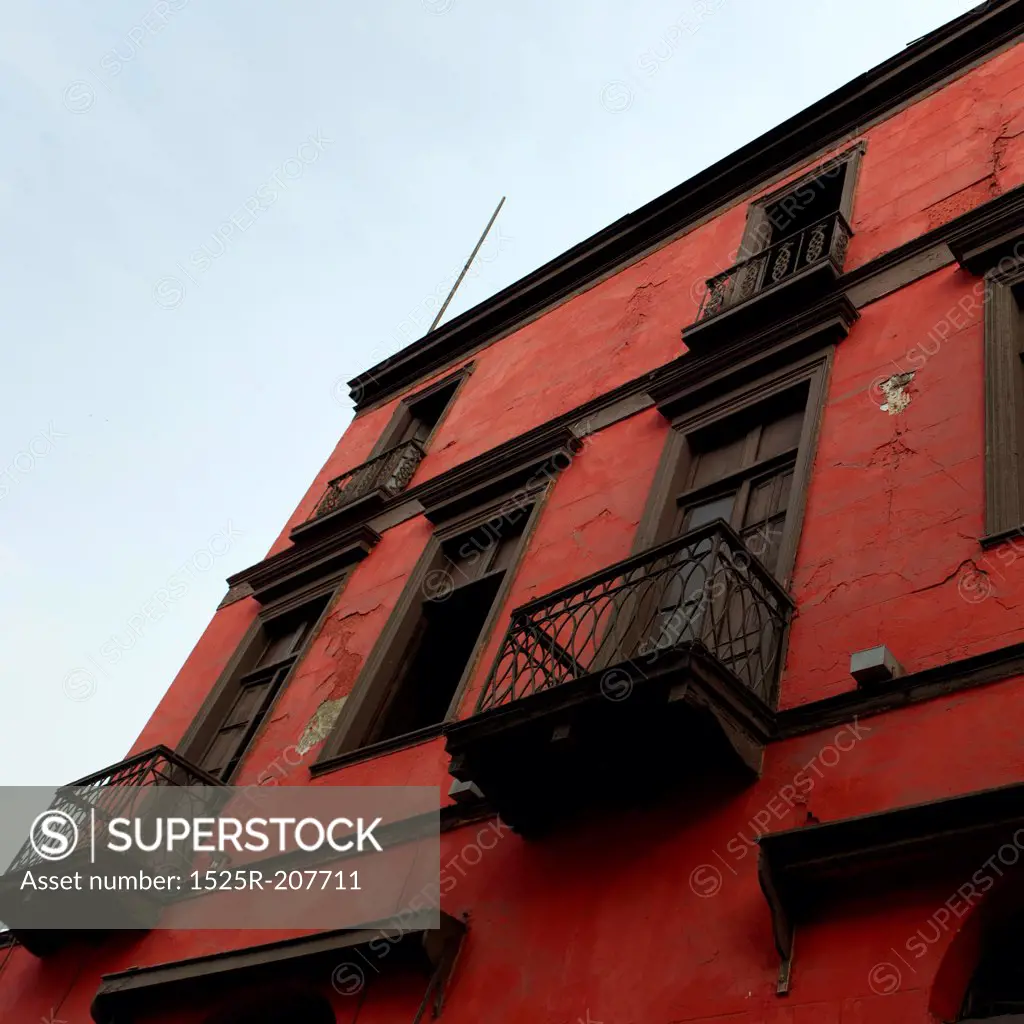 Low angle view of a building, Historic Centre of Lima, Lima, Peru