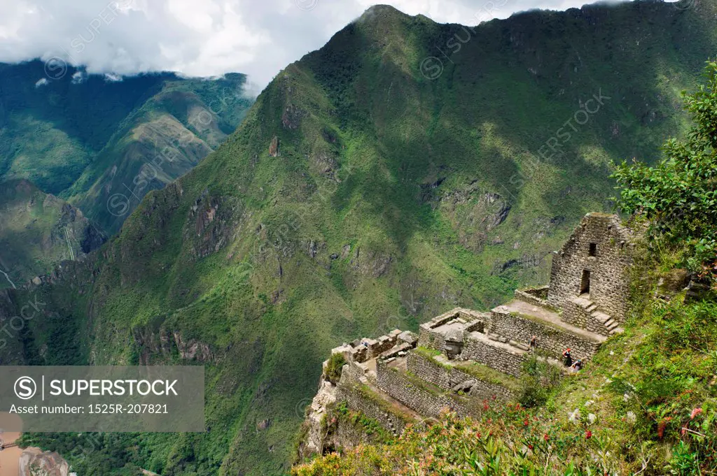 The Lost City of The Incas, Mt Huayna Picchu, Machu Picchu, Cusco Region, Peru