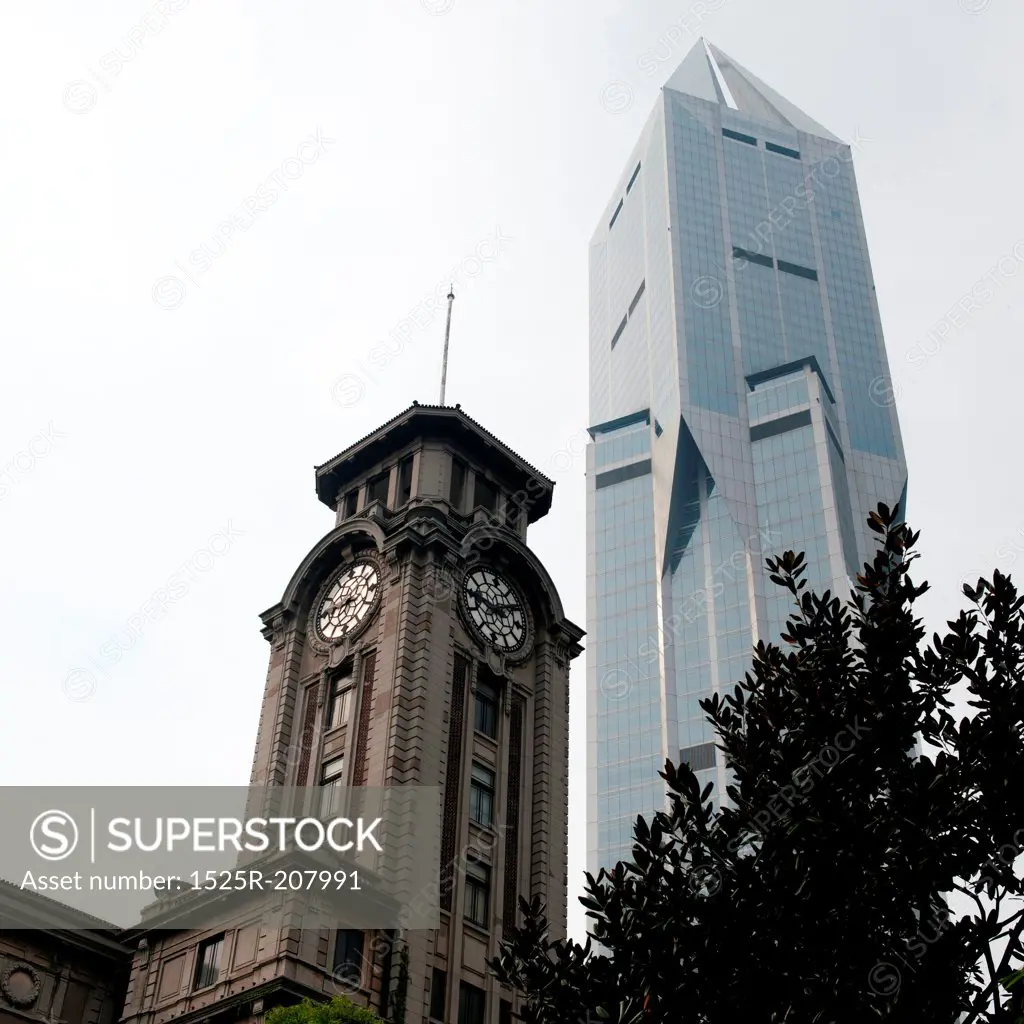 Tomorrow Square tower at People's Square, Shanghai, China