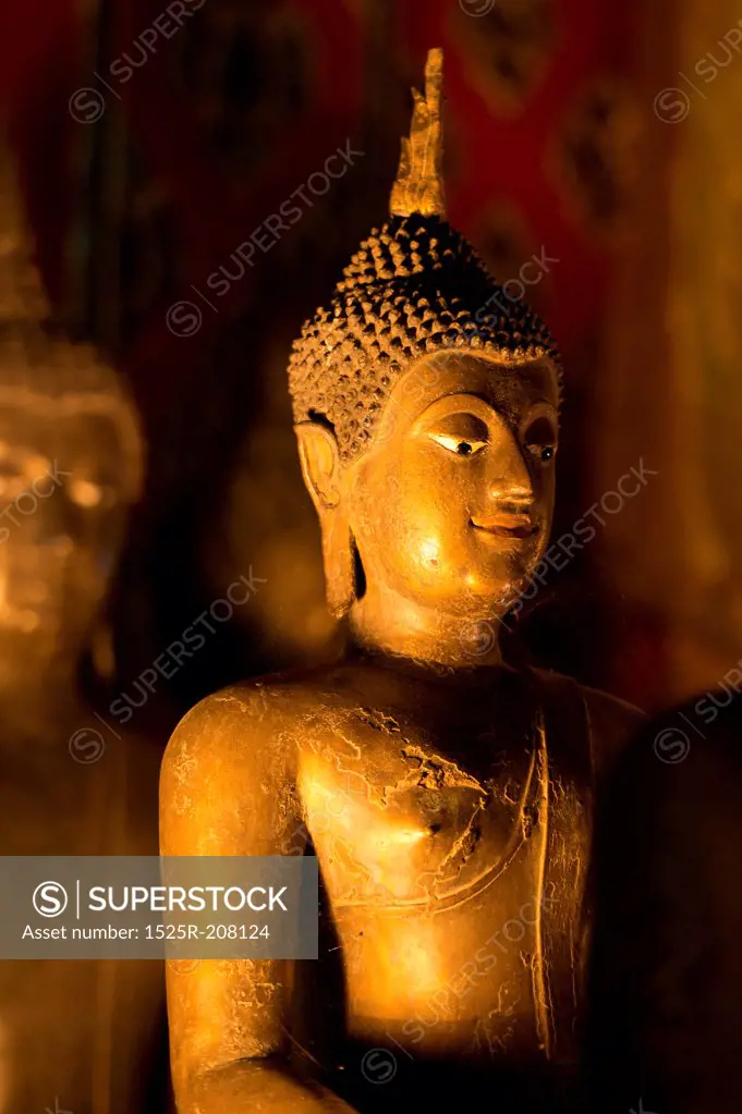 Statue of Buddha at Wat Phra Singh, Chiang Mai, Thailand