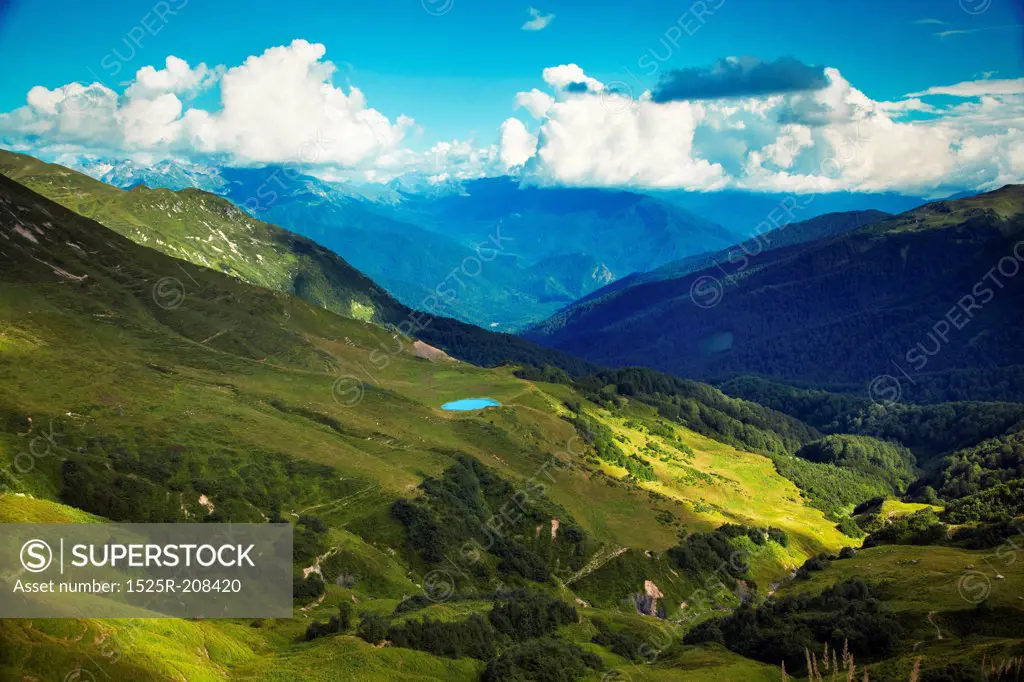 Caucasus mountains. Abkhazia