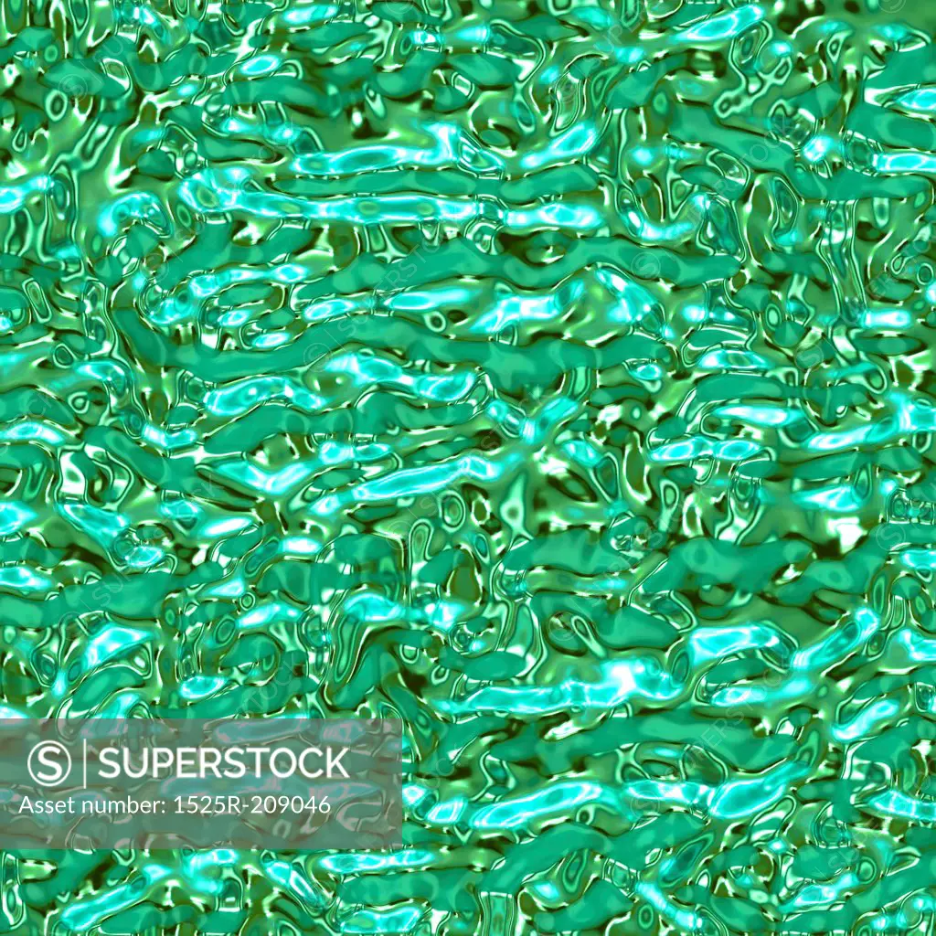 green metal material (computer-generated image)