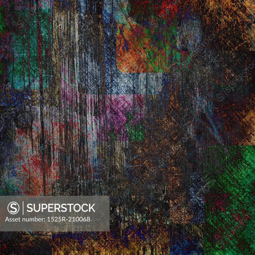 art abstract  grunge squares background