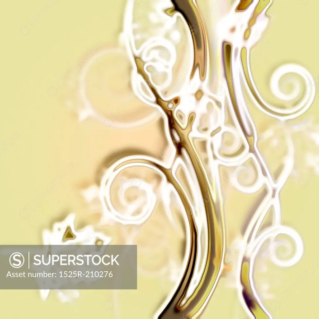 art glass floral colorful background