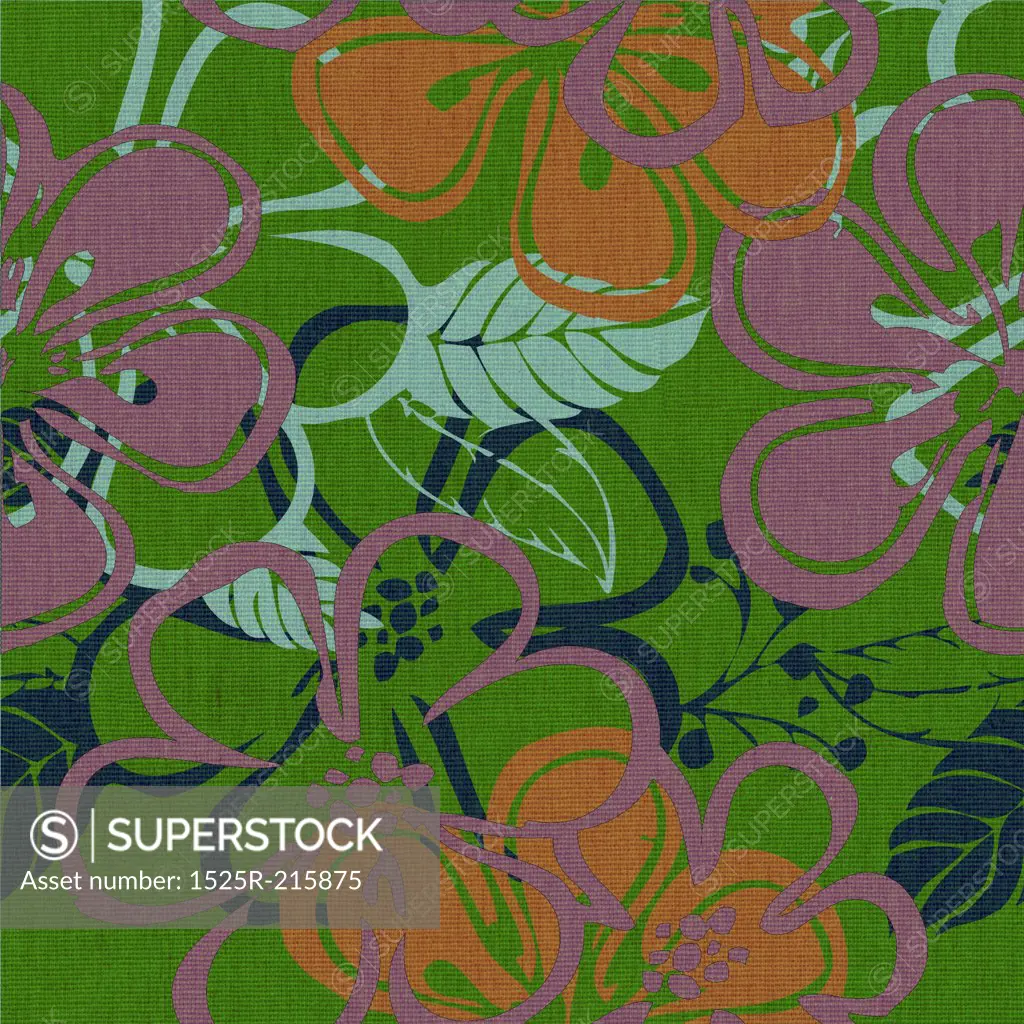art vintage floral seamless pattern background