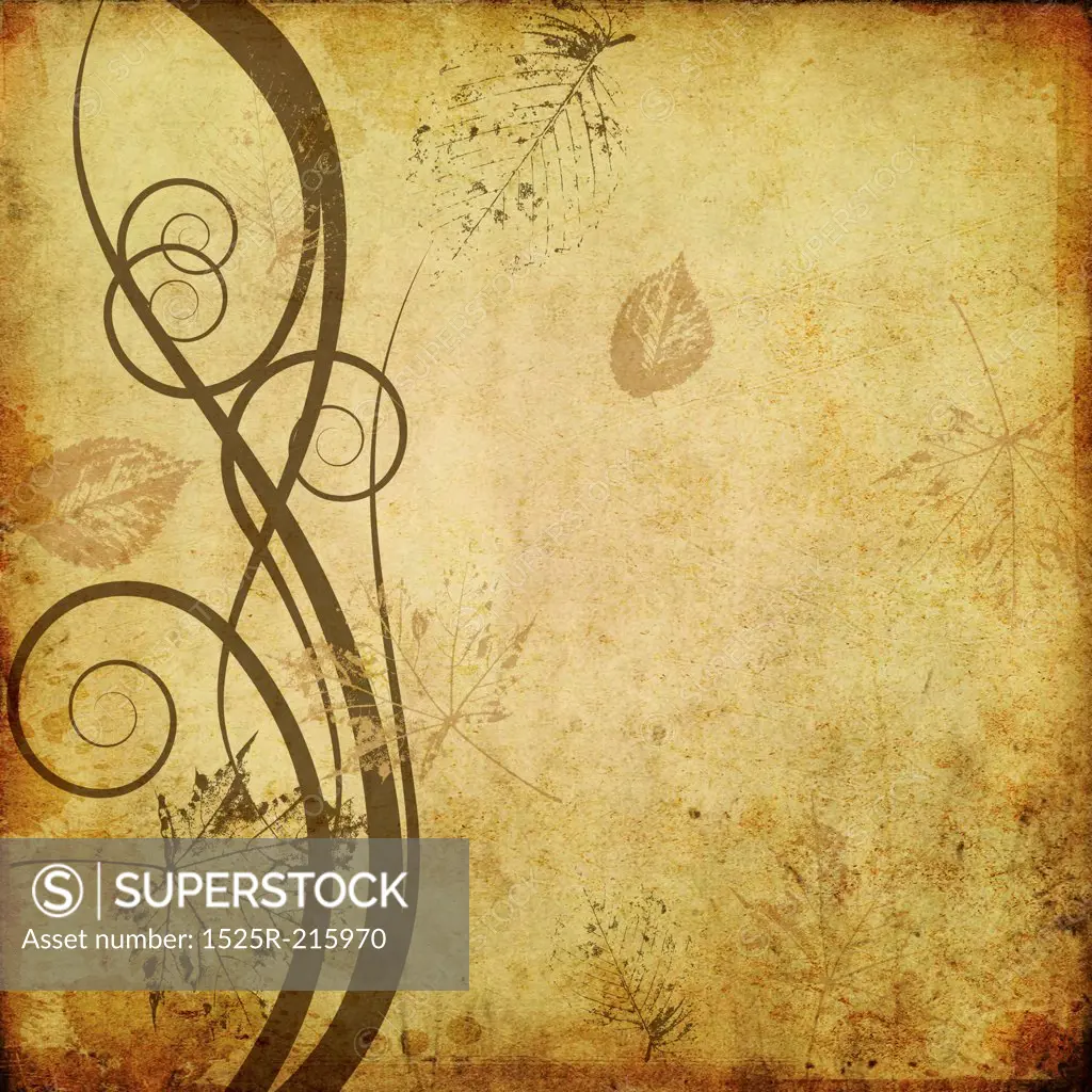 art floral drawing graphic background