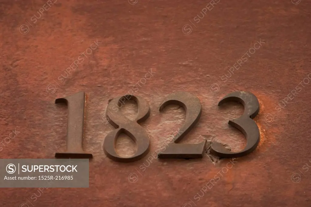 1823 sign