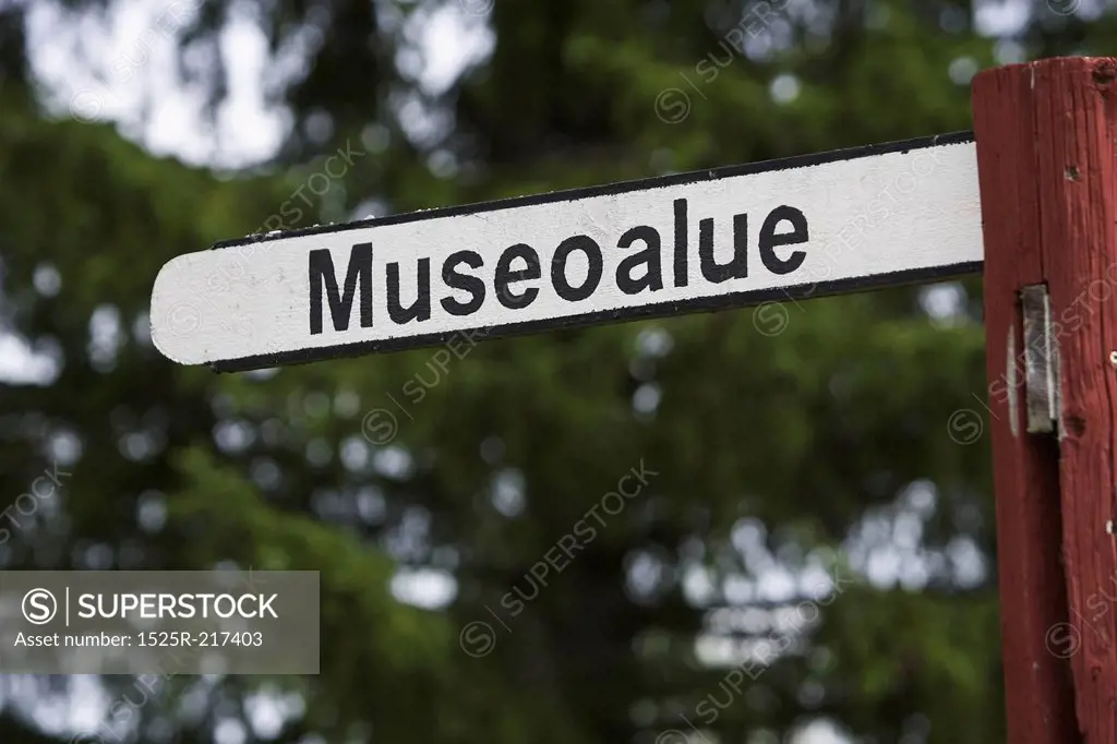 Museoalue Sign