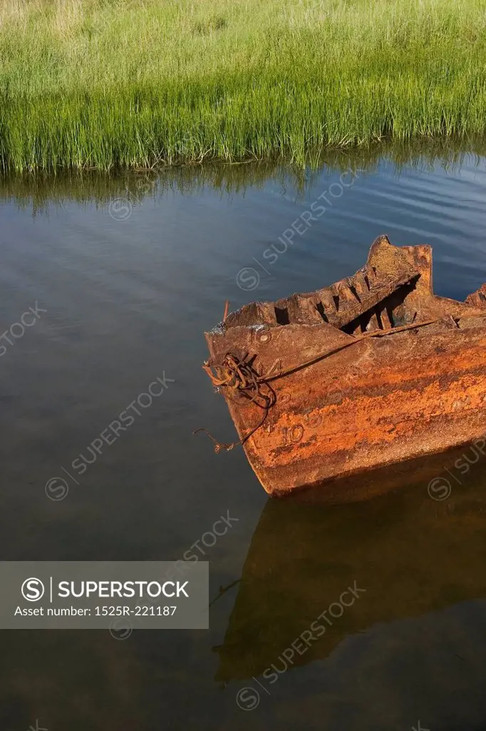 Rusted boat