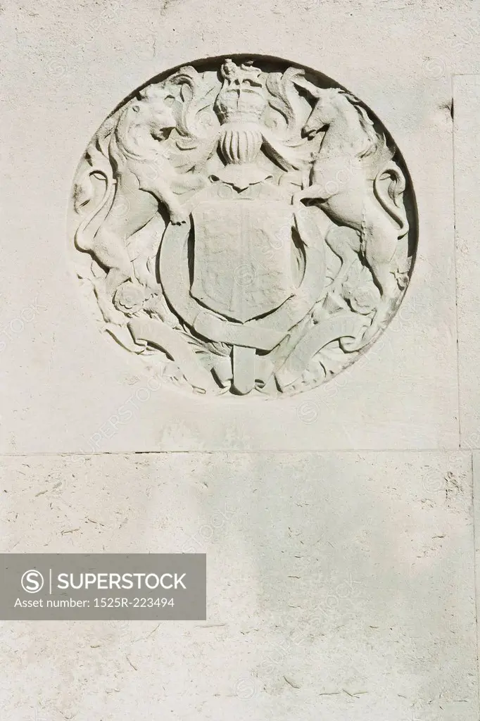 Coat of arms engraving