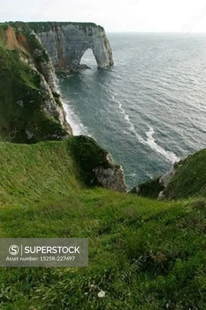 Cliffs overlooking the sea