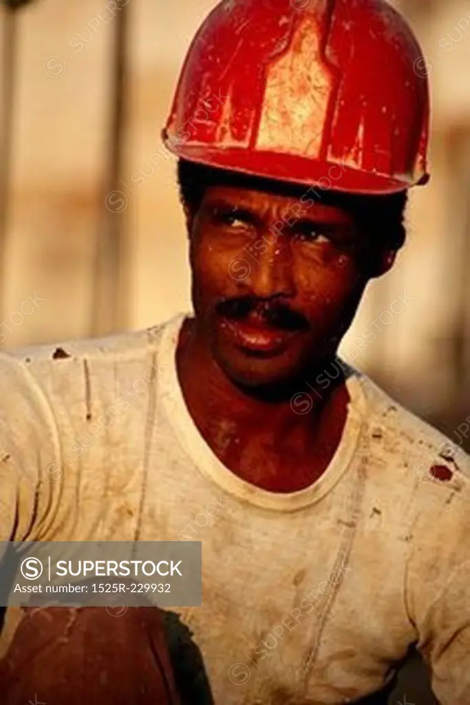 Worker in Hardhat