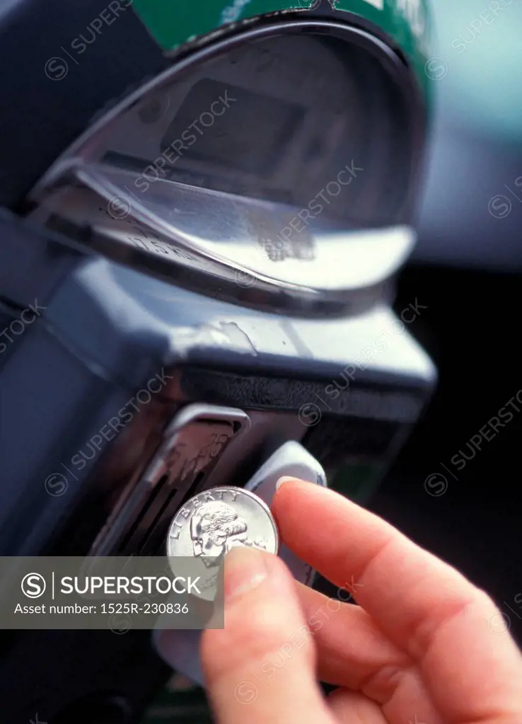 Putting a Quarter in a Parking Meter