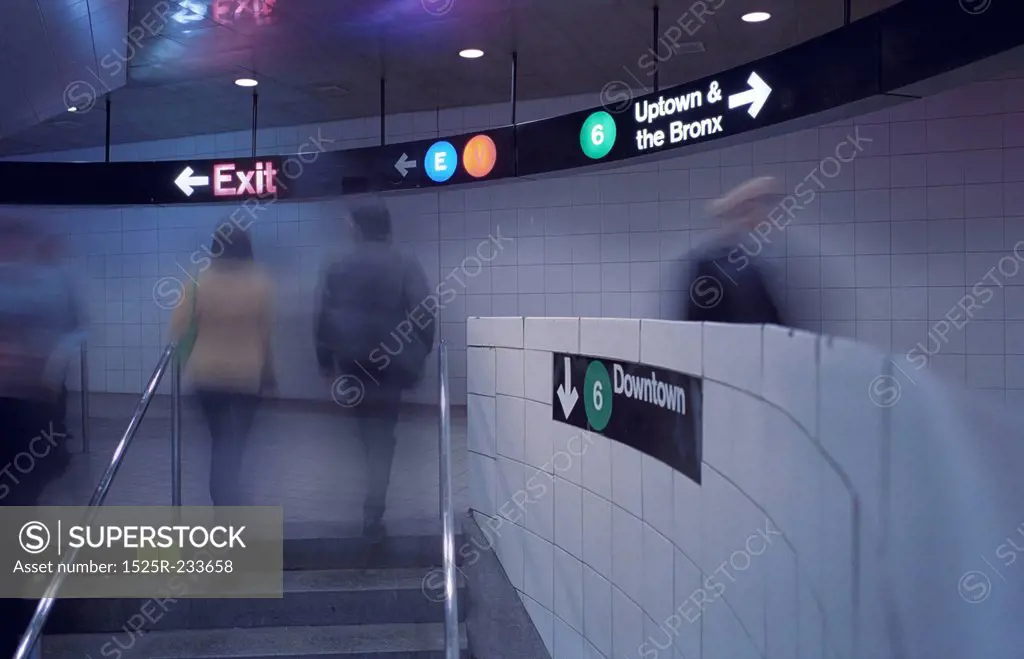 Taking the Subway in New York