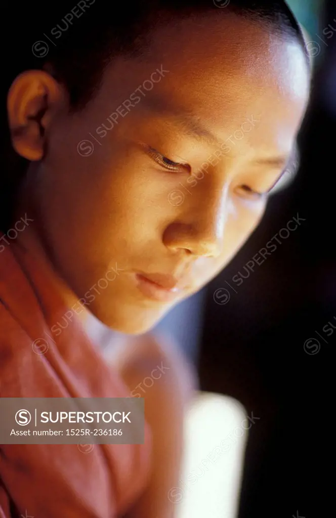 Monk in Quiet Contemplation