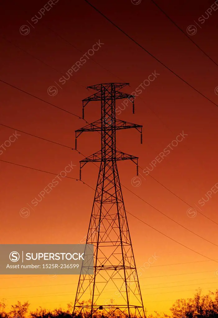 Power Lines and Tower