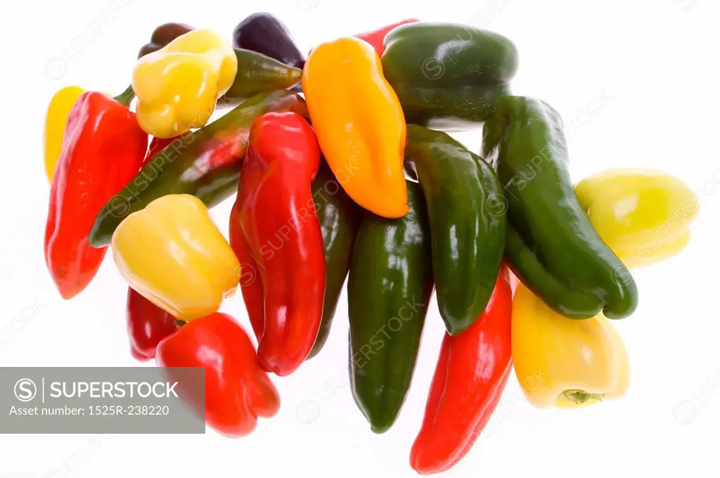 Red Green And Yellow Peppers