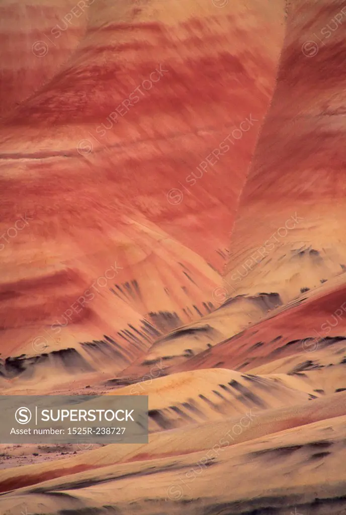 Red Rocks In The Sandy Desert