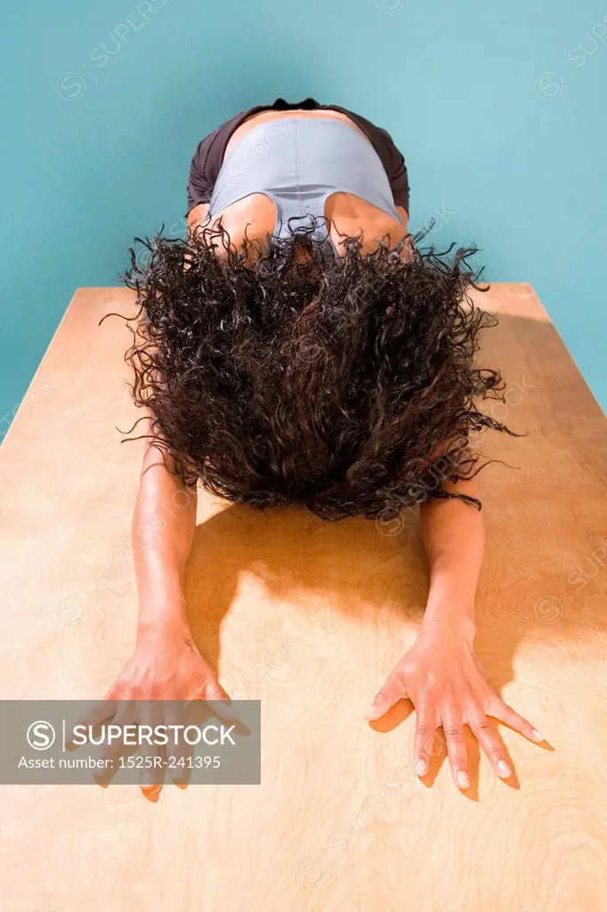 Woman Doing Plank Pose