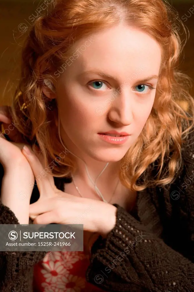 Young Woman with Headphones