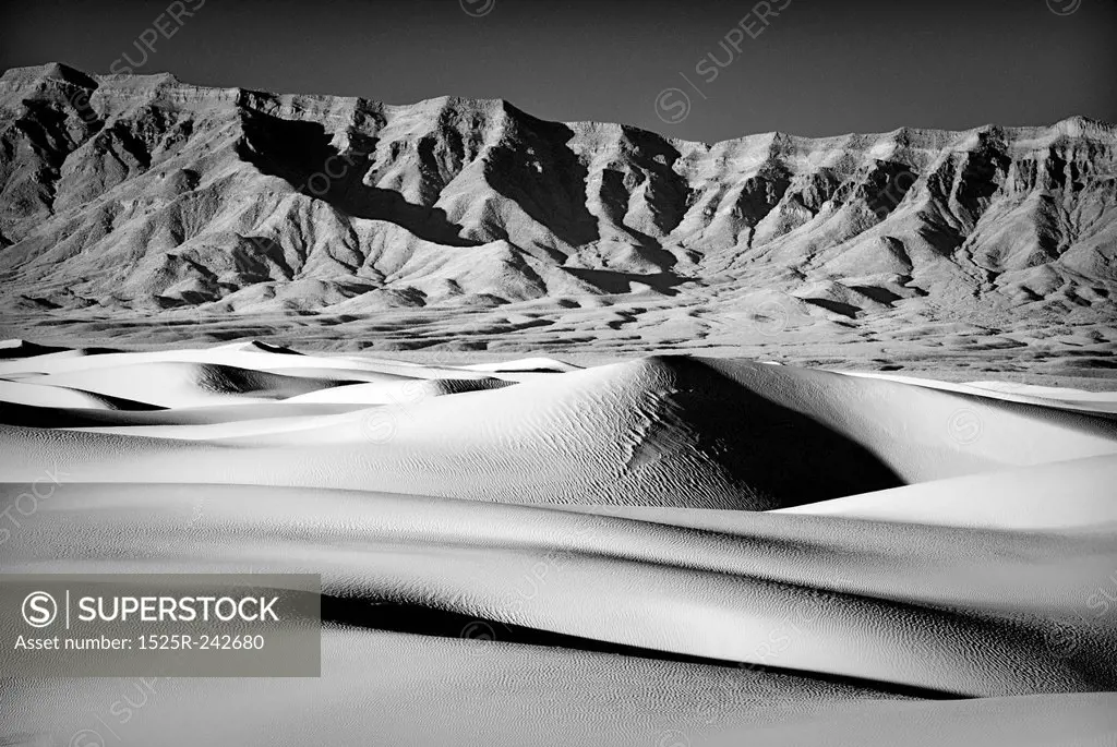 Sand Dunes And Cliffs