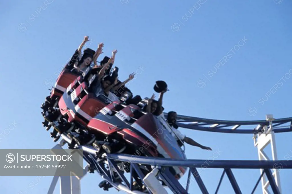 Roller Coaster in Santa Cruz California