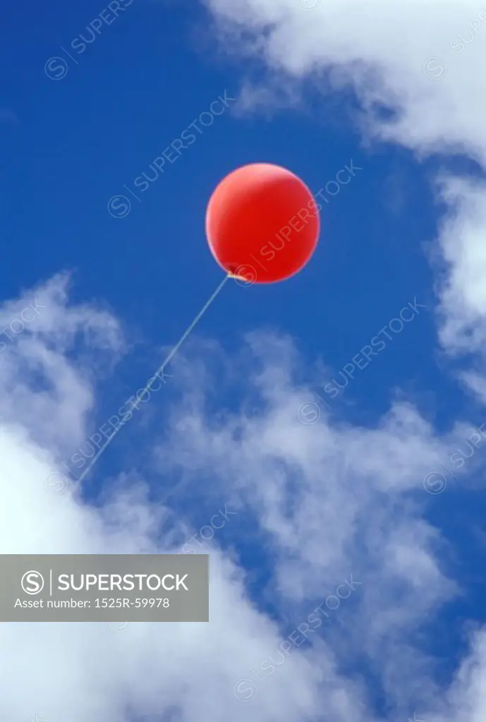 Red Balloon and Blue Sky