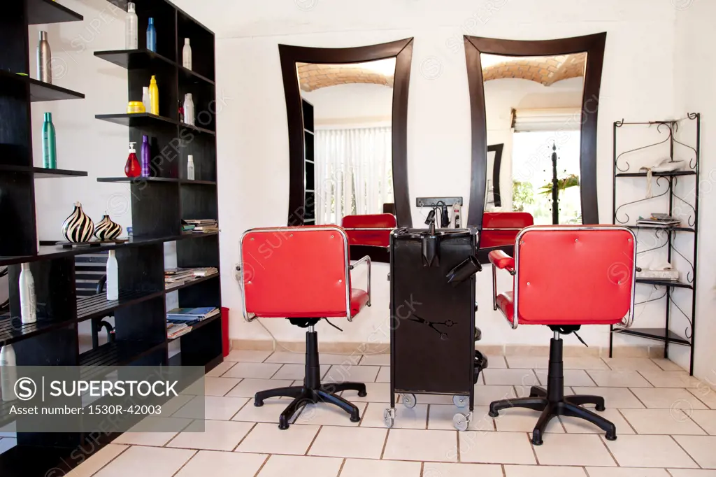 Beauty salon interior,  Sayulita, Mexico