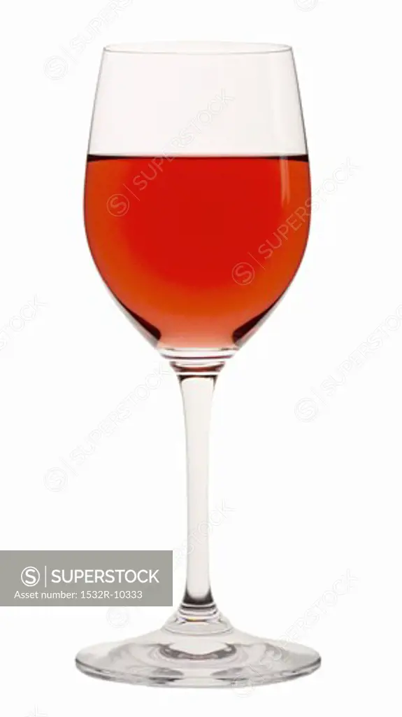 A glass of rosT wine